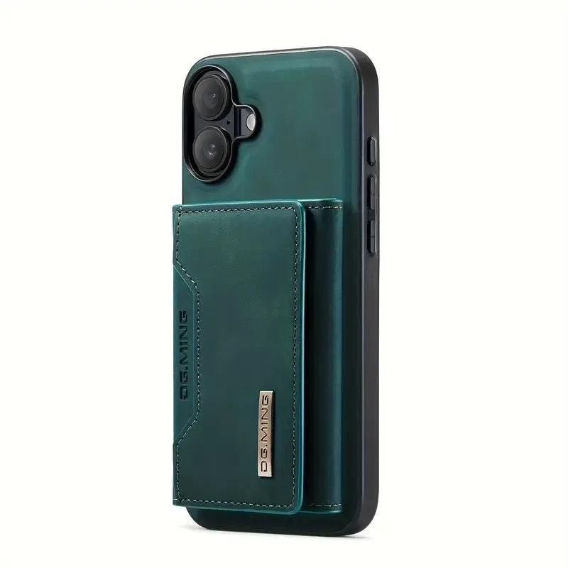M2 Magnetic Card Holder Protective Cover - For IPhone 16 Pro Max & 15 Pro Max - Split Mobile Phone Case - - Protects Phone & Holds Cards - Great Gift For Tech Lovers.(Iphone 16 Pro(6.1inches)2024)
