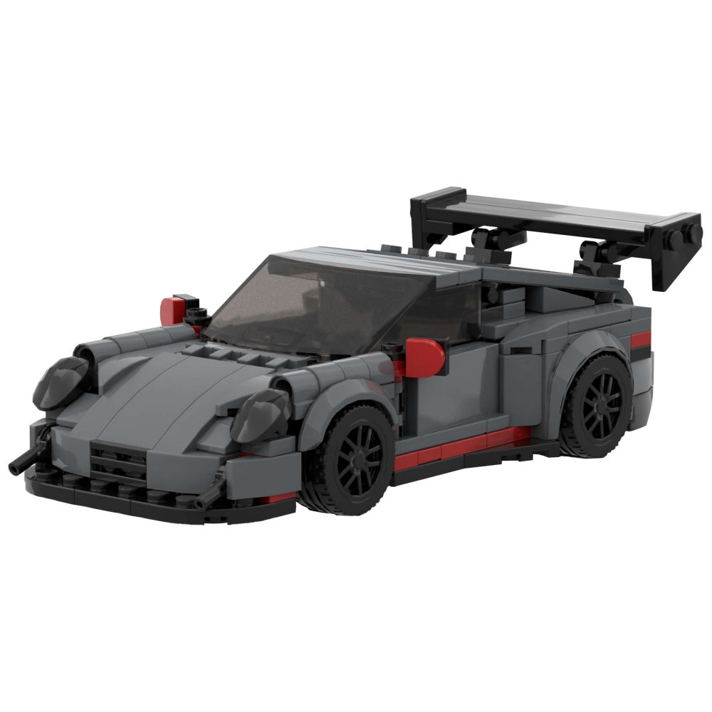 374PCS Gray Sports Car  Building Blocks,Speed Champions Cars Blocks Building Sets Toys