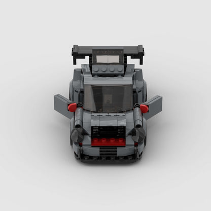 374PCS Gray Sports Car  Building Blocks,Speed Champions Cars Blocks Building Sets Toys