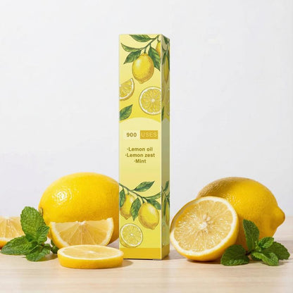 NEON Portable Natural Aromatherapy Lemon One Press, Cleanses The Lungs And Promotes Clear Breathing, Refreshes And Combats Fatigue, Strengthens The Immune System