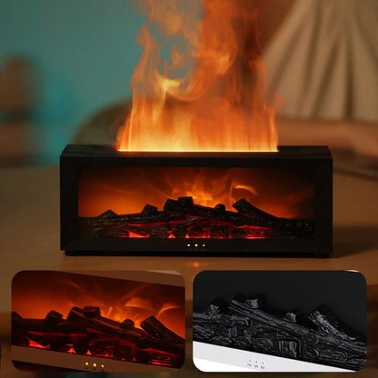 🔥🎁Fireplace Flame Diffuser Humidifier with Remote🔥